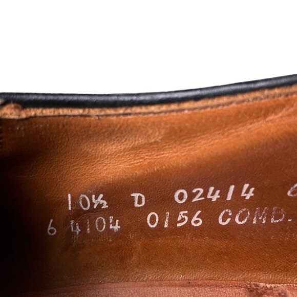 Allen Edmonds Ashland Wingtip Derby Dress Shoes Mens Size 10.5 D Black Leather - Picture 11 of 11